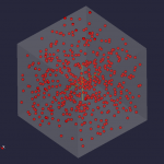 Spheres in a cube, low density